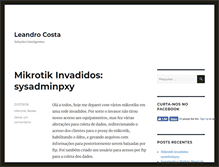 Tablet Screenshot of leandrocosta.pro.br